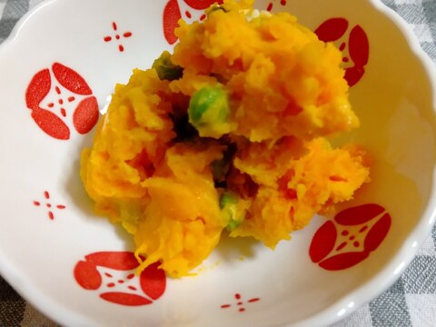 【簡単】かぼちゃと枝豆のマヨサラダ